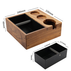 Tamper station s knock boxem 4Barista