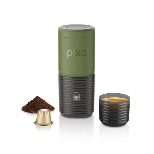Recenze Wacaco Pixapresso (olive green) - elektrický přenosný kávovar Recenze Wacaco Pixapresso (olive green) - elektrický přenosný kávovar