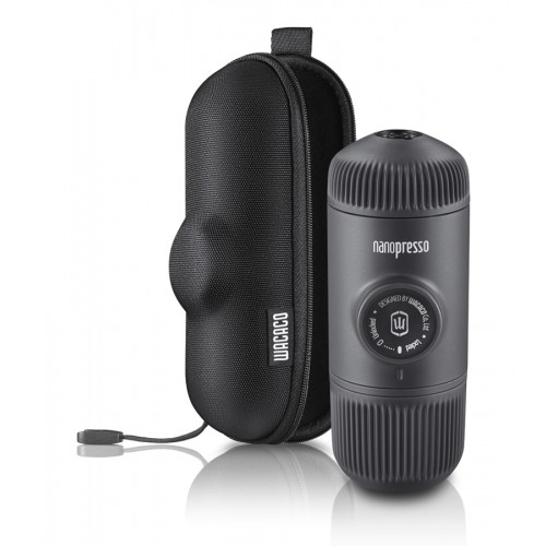 Cestovní kávovar Wacaco Nanopresso (černý) + tvrdé pouzdro